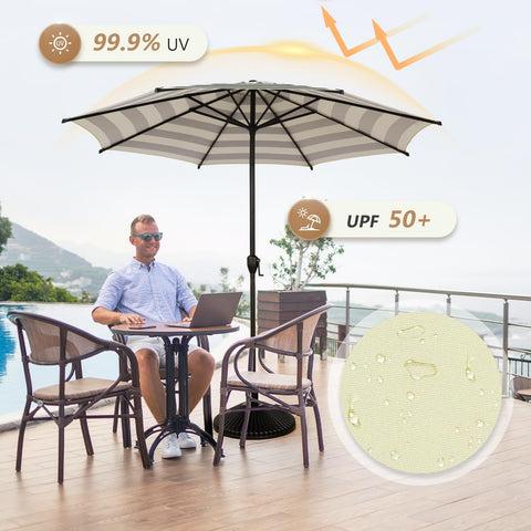 Abba Patio Lyon canopy is waterproof to keep you dry in light rain