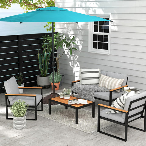 Abba Patio Lyon shade for up to six people by pool or garden.