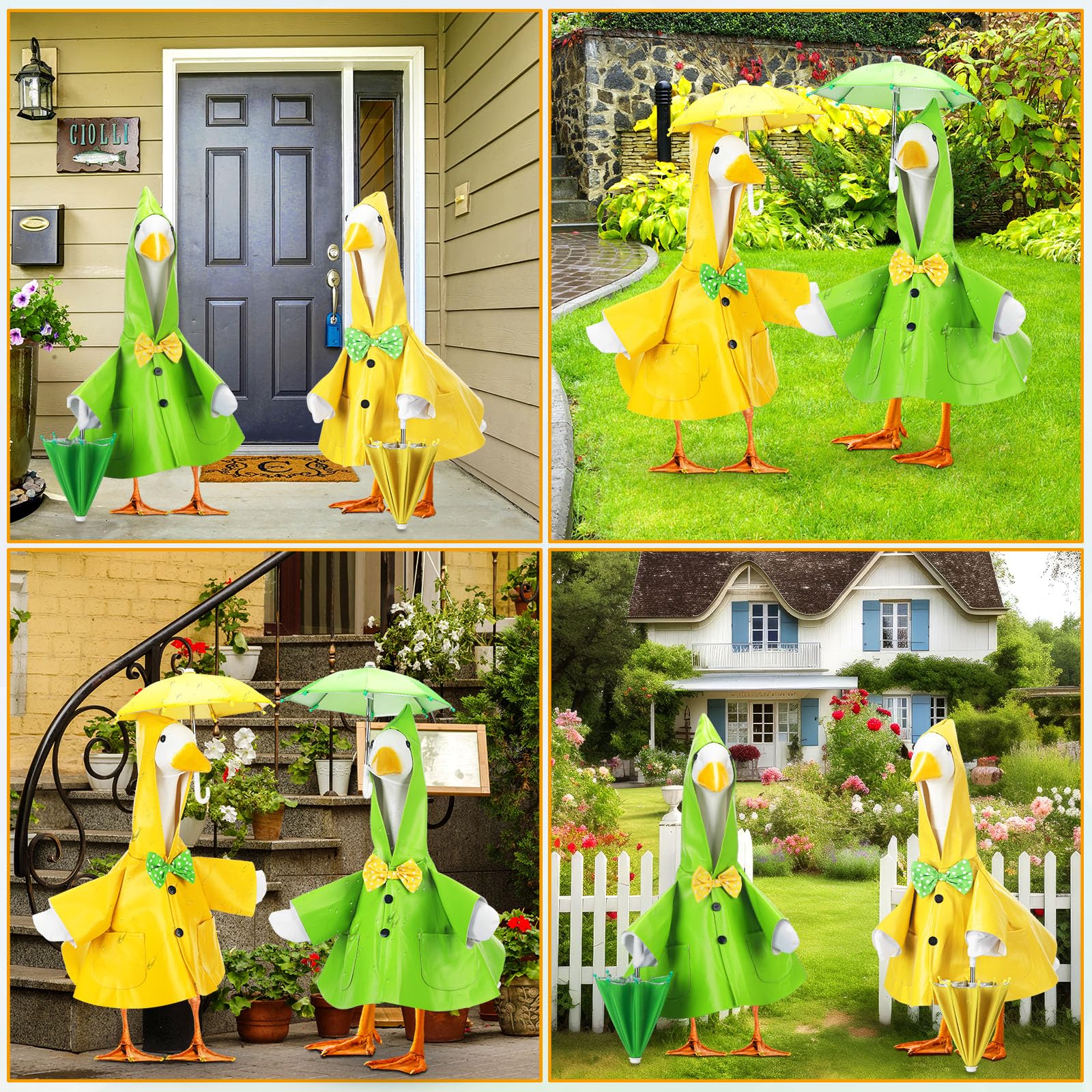 Abbylike outfits enhance yard decor for celebrations and gatherings