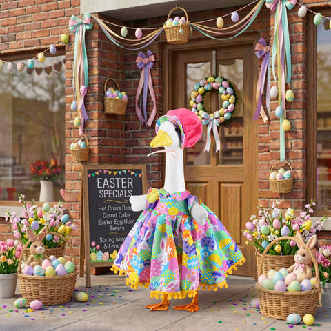 Abbylike 23-inch goose fit supports versatile lawn displays.