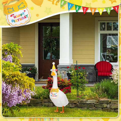 Abbylike small birthday outfit fits up to 23 inches goose for easy styling