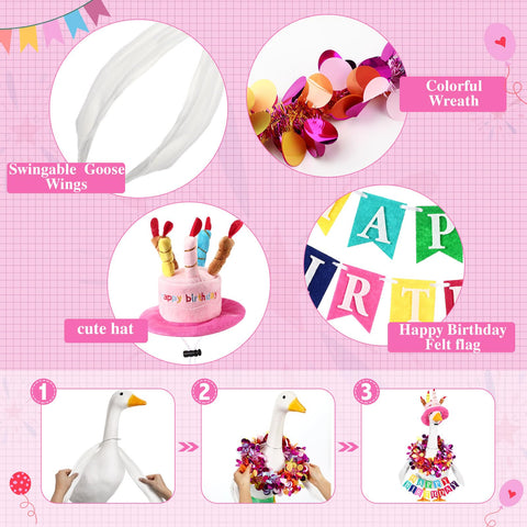 Abbylike Birthday banner brightens yard decor during celebrations