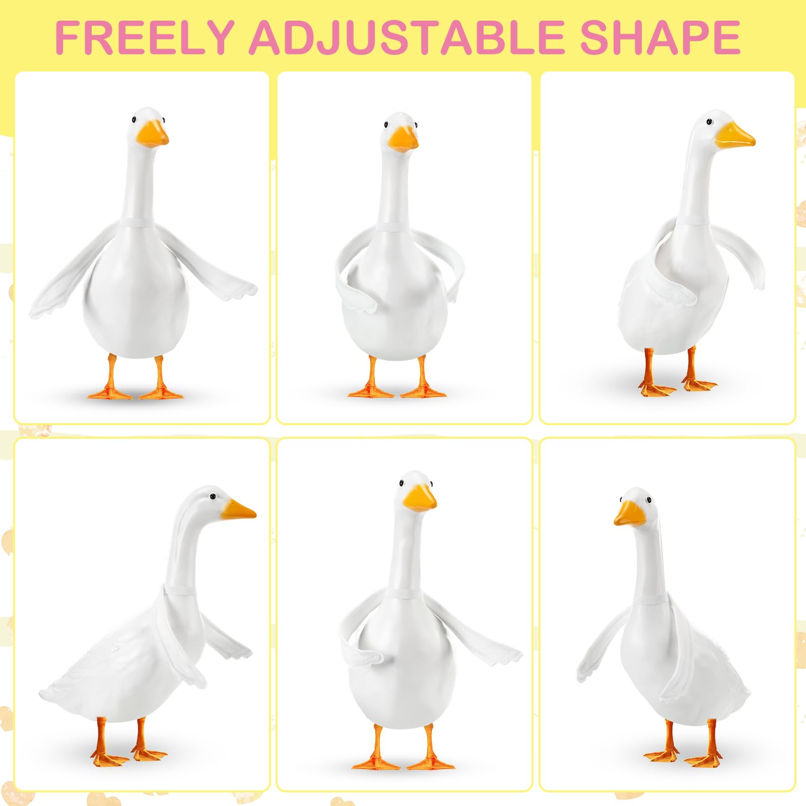 Abbylike porch goose wings with adjustable neck wire.
