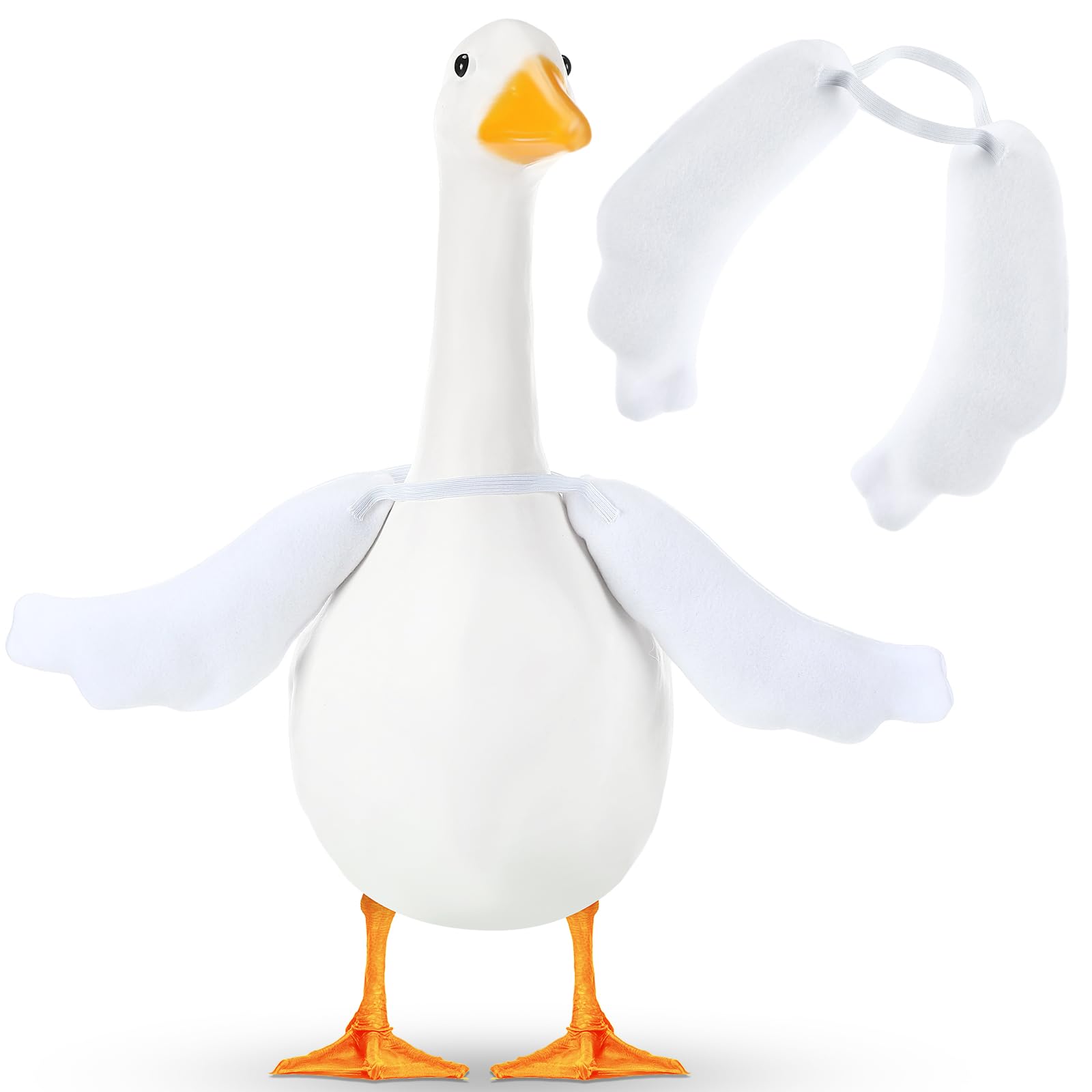 Abbylike poseable goose wings pack enhances porch geese with two vivid wings