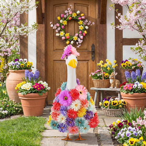 Abbylike vivid-pattern goose costume resists fading for outdoor color
