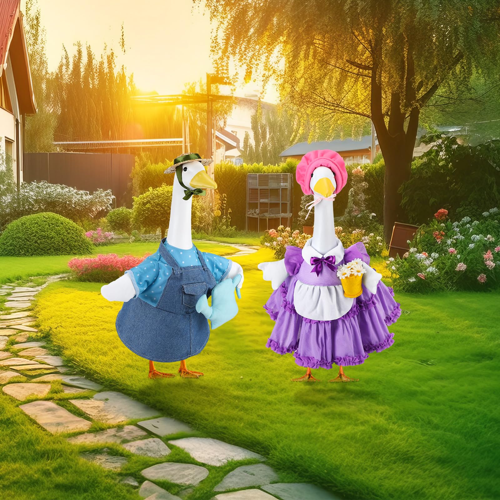 Abbylike watering can prop complements garden porch scenes.