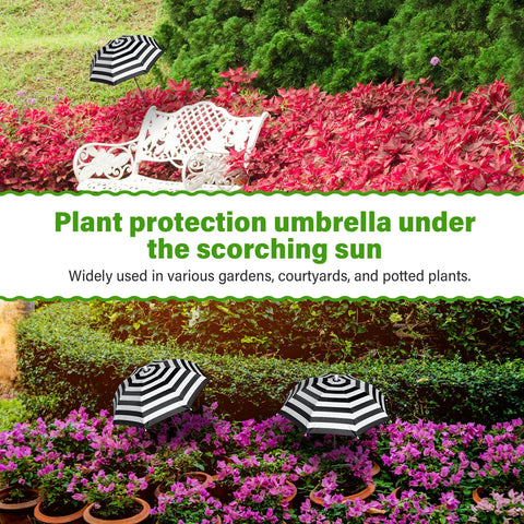 Abbylike weatherproof canopy blocks UV rays while preserving plant colors.