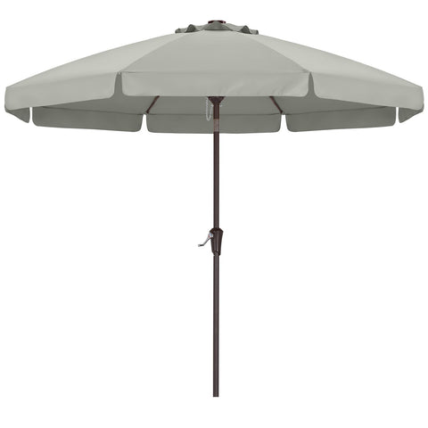 ABCCANOPY 10ft scalloped patio umbrella top view shows spacious shade area for outdoor dining