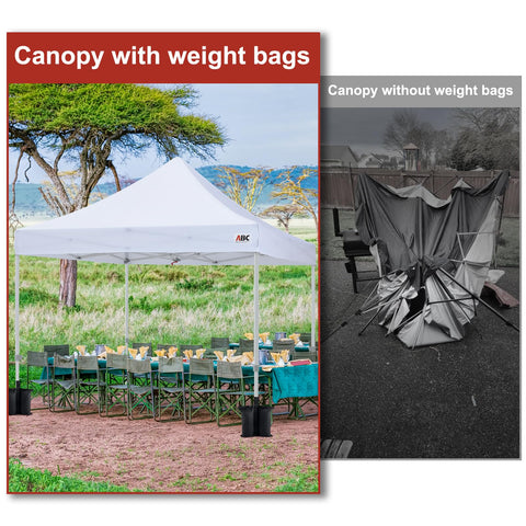 ABCCANOPY lightweight bags are easy to carry and transport.