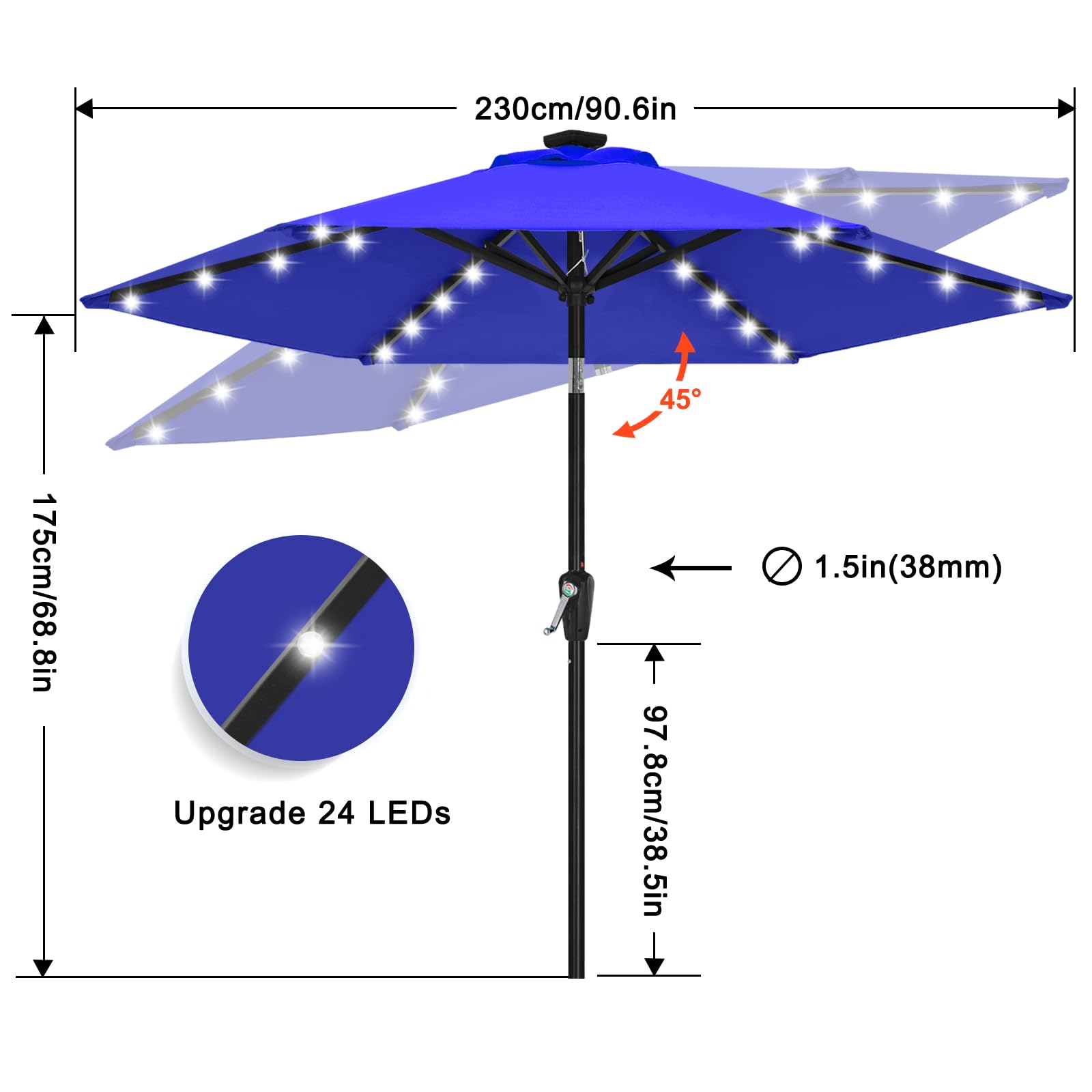ABCCANOPY crank lift in action for easy canopy deployment