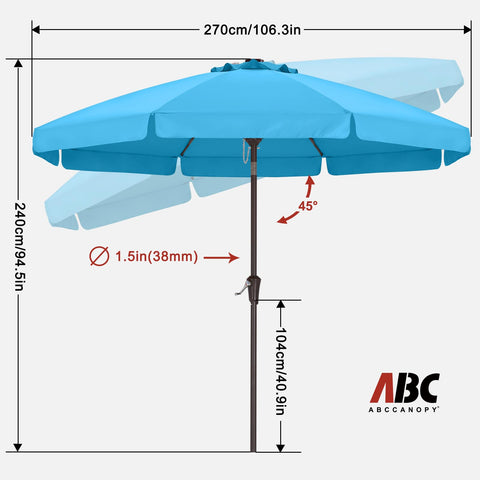 ABCCANOPY crank tilt mechanism demonstrating effortless one-click shade adjustment