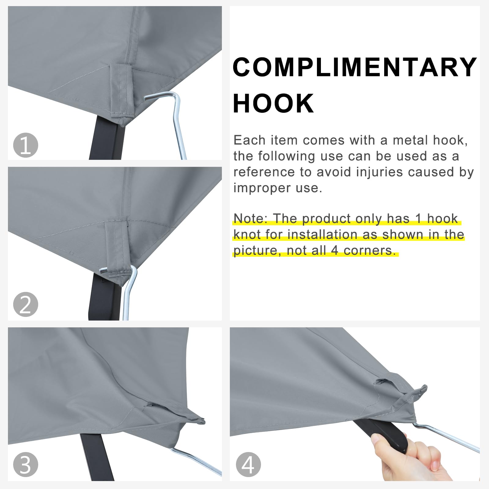 ABCCANOPY DIY installation with no tools required.