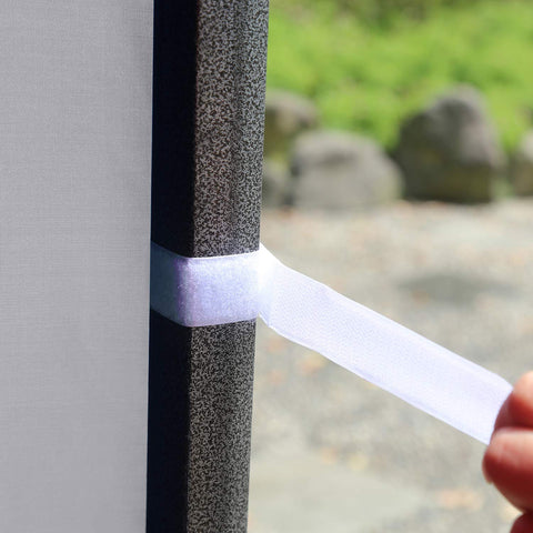 ABCCANOPY half wall durable 210D white fabric, durable shade solution.