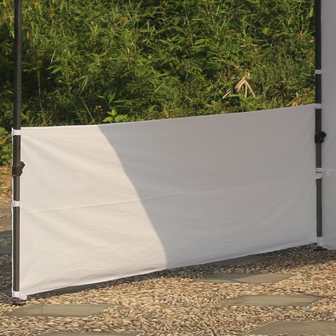 ABCCANOPY half wall packaging in white, two-pack ready for quick replacement.