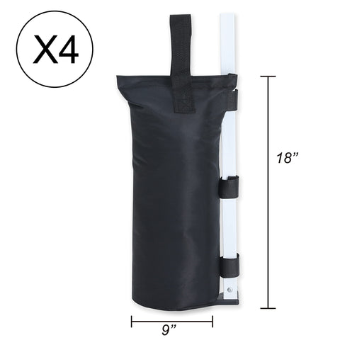 ABCCANOPY pop-up tent weight bags securing a quick setup outdoors