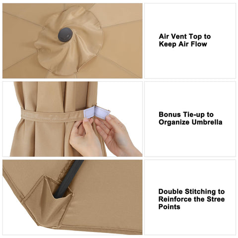 ABCCANOPY strap closure image highlights easy storage after use.