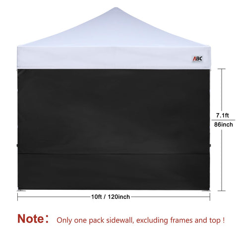 ABCCANOPY SunWall waterproof material keeps rain out during events.