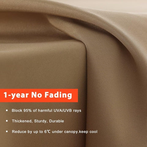 ABCCANOPY reinforced stress points at rib joints for durability.