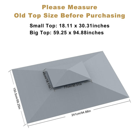 ABCCANOPY UV-protected polyester top keeps sun at bay.