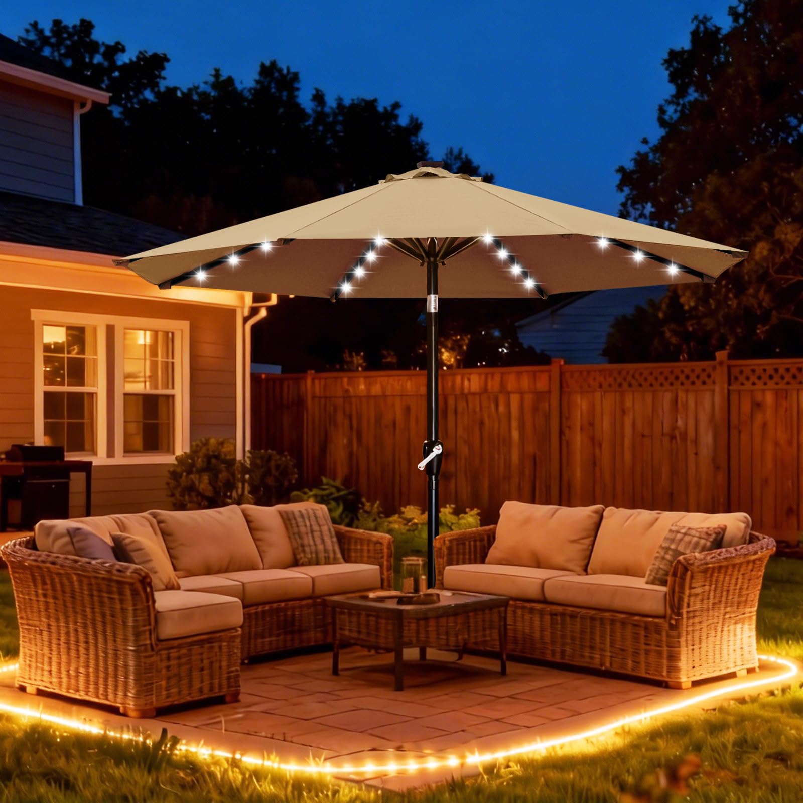 ABCCANOPY wind-stable design with anti-rust frame for windy days