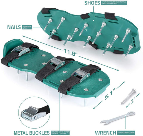 Abco Tech comfortable-fit straps keep the shoes secure while walking.