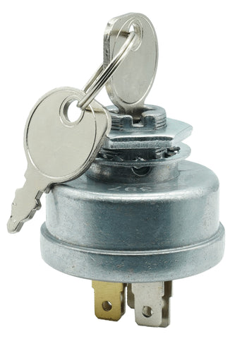 abczok ignition switch close-up shows 3-position, 5-terminal design for reliable starts.
