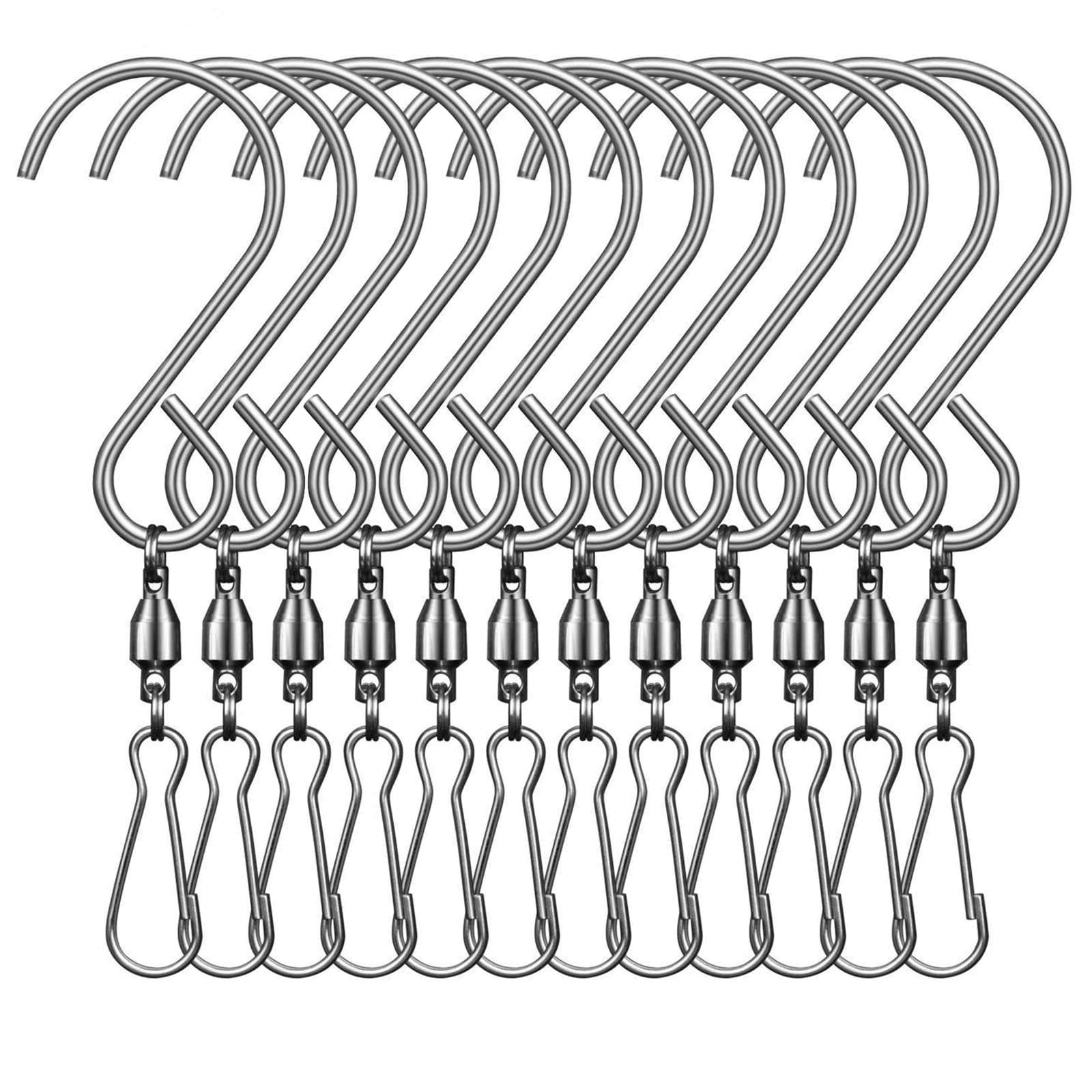 Abfgift swivel hook wind spinner 360° in motion on a deck