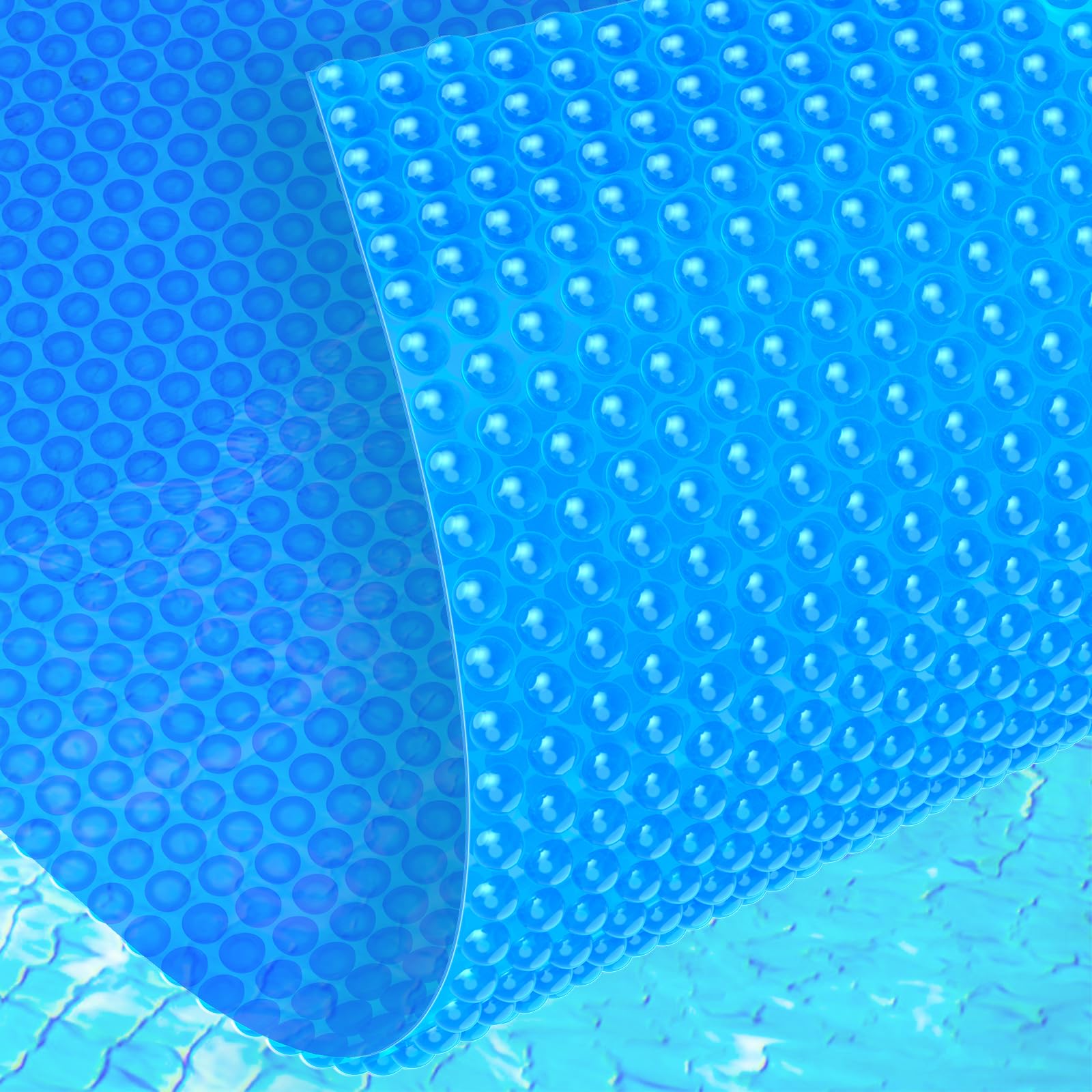 Abimars 16 Mil Solar Pool Cover wide shot showing heat retention and UV protection