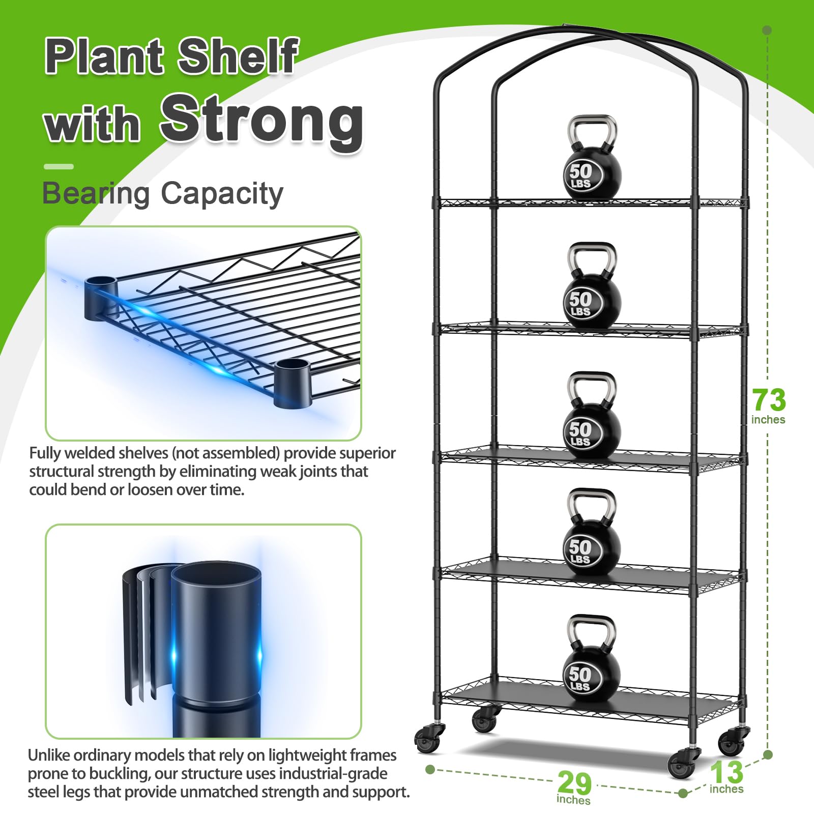 Abimars full-spectrum grow lights close-up emit a soft ambient glow for healthy plant growth.