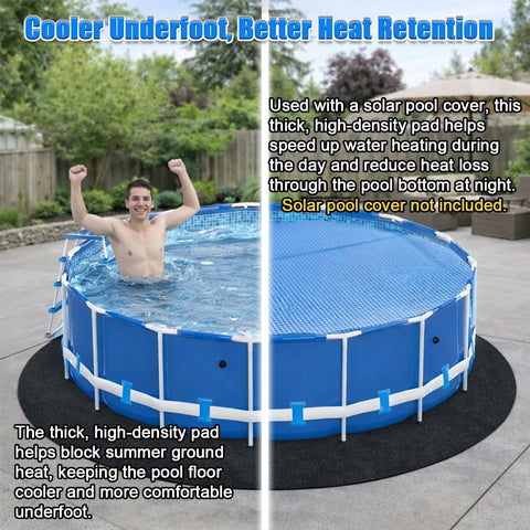 Abimars moisture barrier helps protect the pool frame from rust and corrosion.