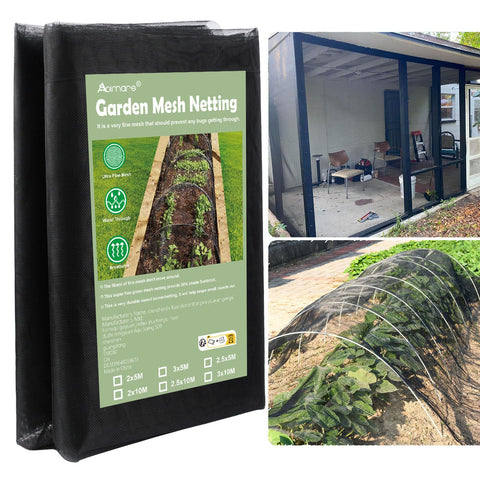 Abimars Thicker Garden Mesh Netting 10x33 protecting crops while remaining breathable.