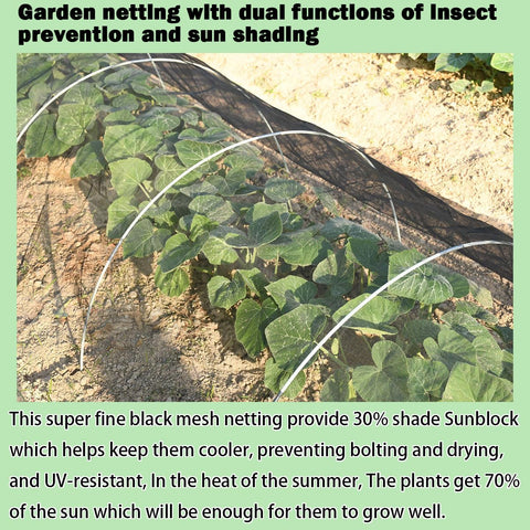 Abimars Thicker Garden Netting Cuttable edges allow precise sizing.