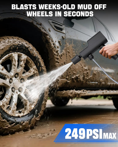 Ablemark battery pack 4Ah supports up to 30 minutes of vehicle and outdoor cleaning.