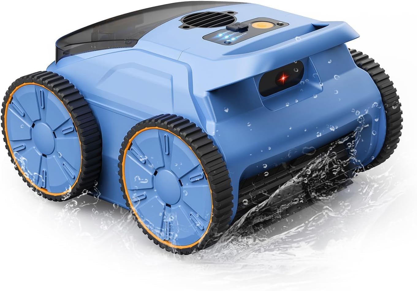 ABNEMEN cordless pool vacuum with track drive for efficient cleaning