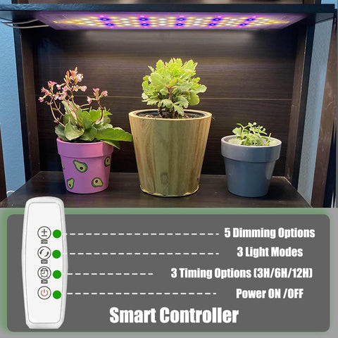 Abonnyc Grow Light under-cabinet use for herbs and seedlings