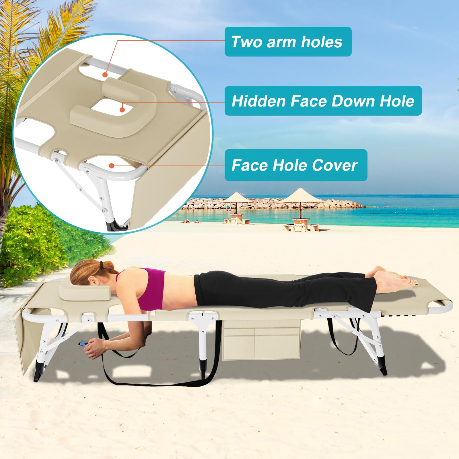 ABORON breathable fabric stays cool and comfortable under sun.