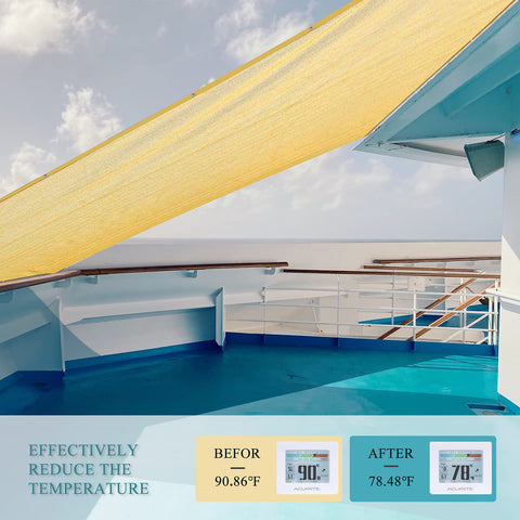 ABOSUN frost-proof outdoor shade performs reliably across seasons.