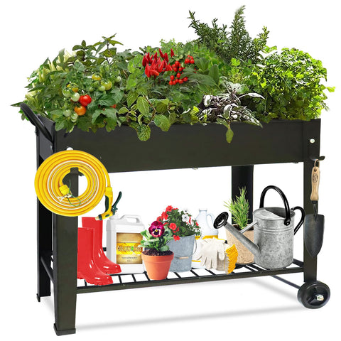 aboxoo large planter with 40-inch length for ample growing space