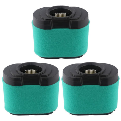 Abroman 3-pack air filter 792105 close-up of pleated media for durable filtration.