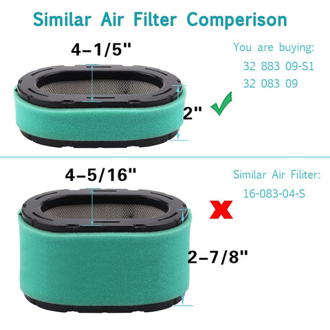 Abroman air filter for Craftsman G8300 G8400—ensures steady intake and performance.