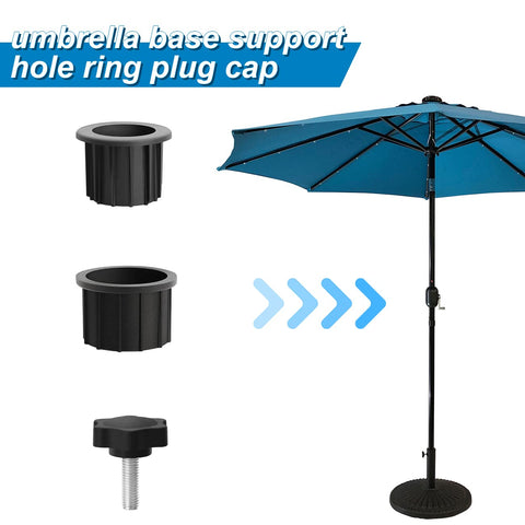 Abrwyy all in one replacement set for versatile pole sizes