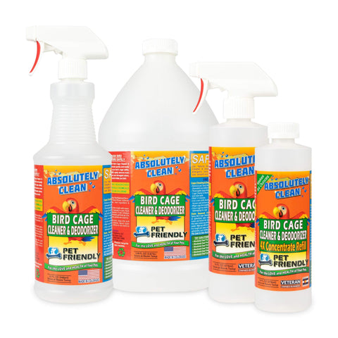 Fragrance-free composition suitable for birds and sensitive environments.