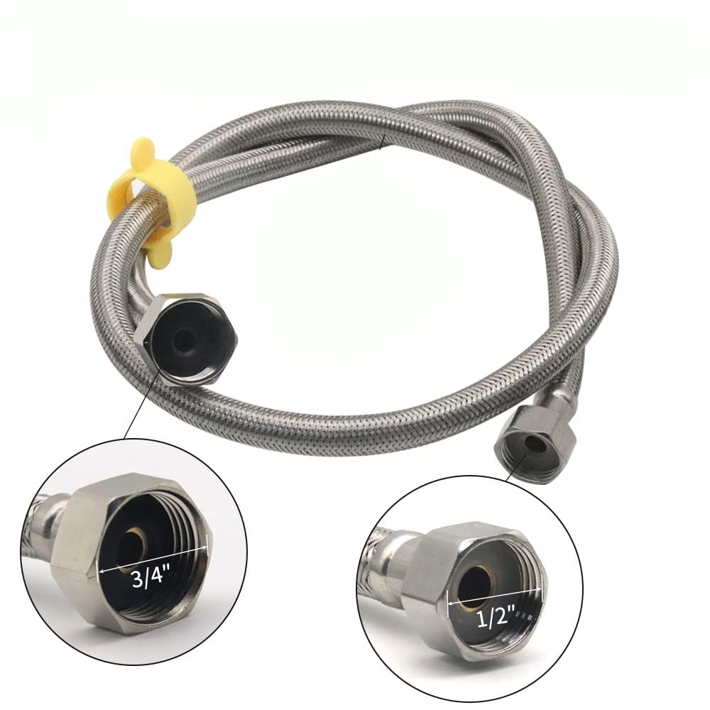 Abustle pig 3.28ft braided hose for horse waterers, durable and bite-resistant.