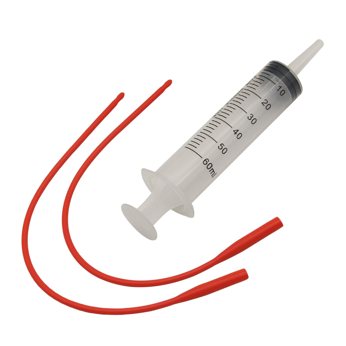 Abustle pig syringe-60ml with two tubes for precise lamb feeding