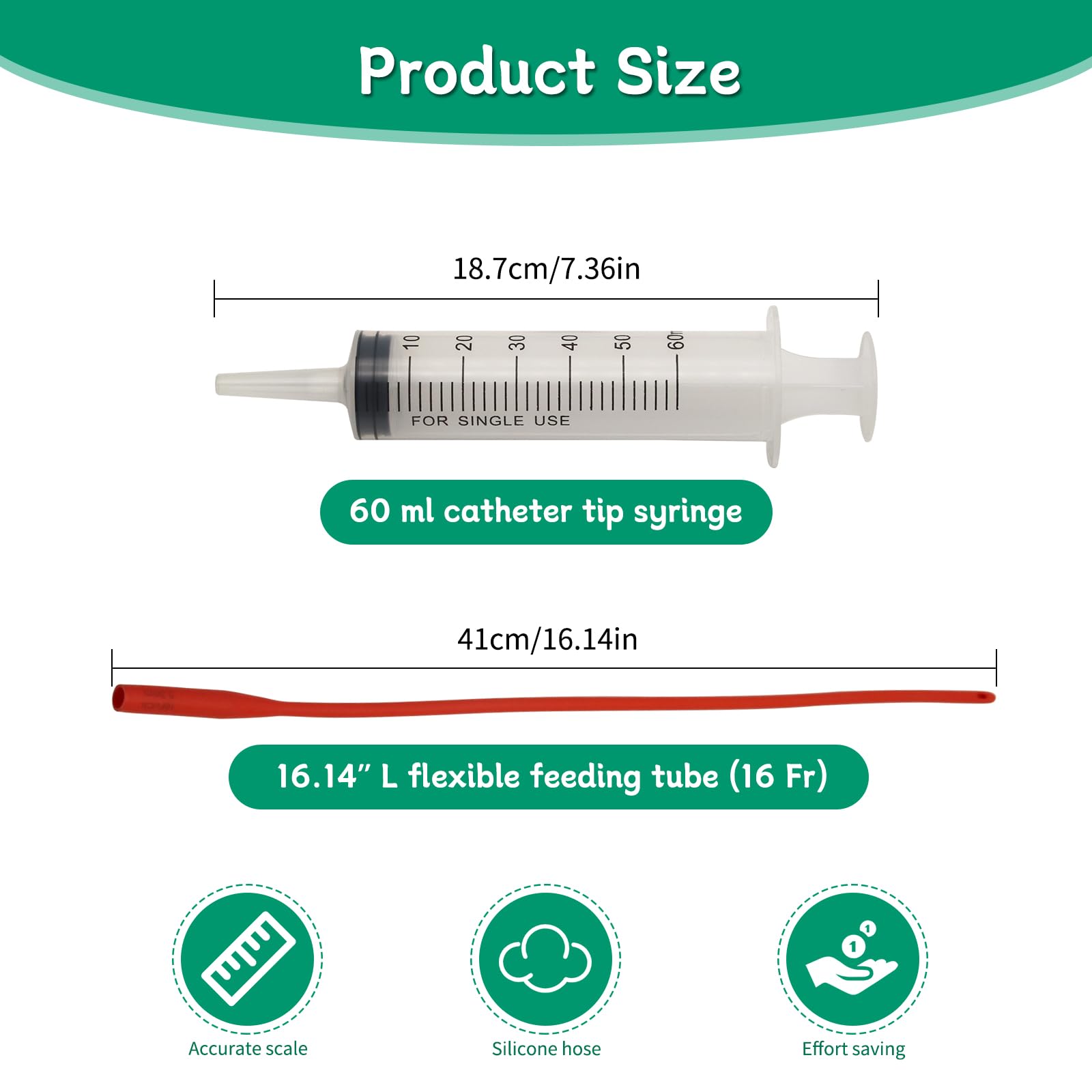 Abustle pig soft rubber feeding tubes gentle on animals