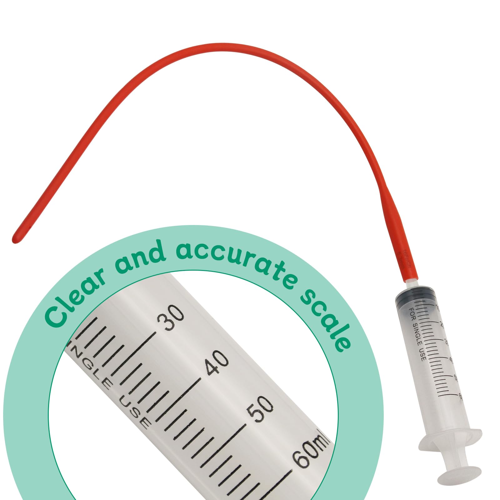 Abustle pig two 16in red feeding tubes ready for use