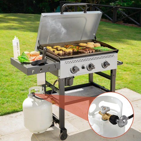 ABYDA fire pit table connection view highlights multi-use versatility.