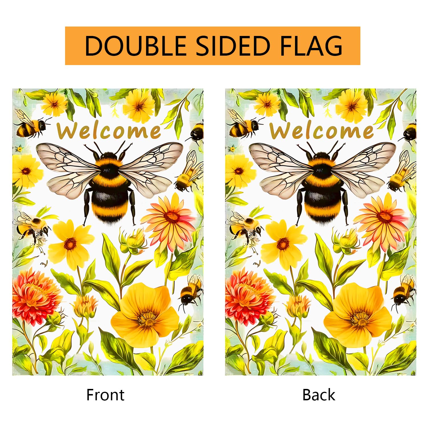 abzdfty 12x18 inch flag ideal for porch, garden, or lawn display