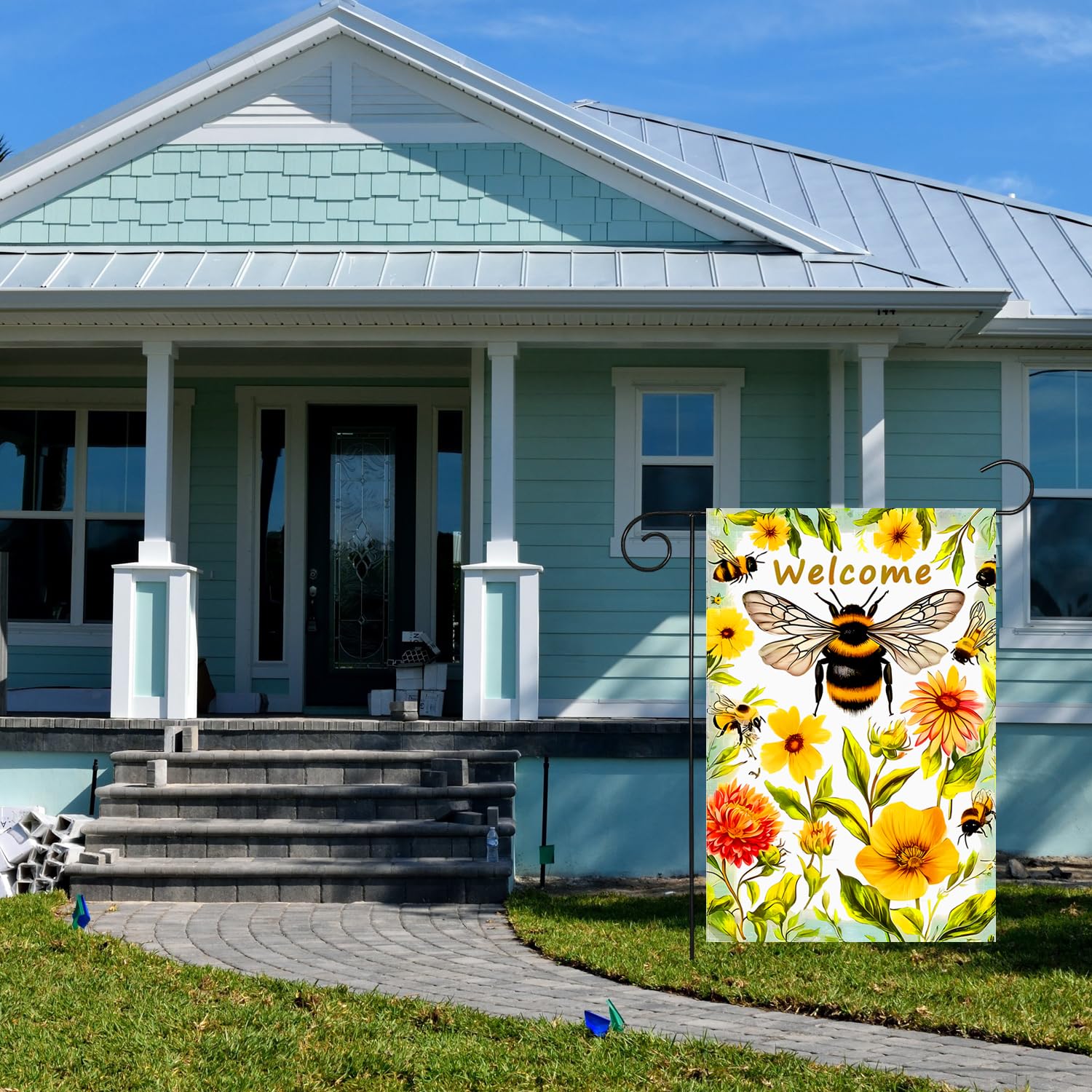 abzdfty seasonal decor flag suitable for spring and summer settings