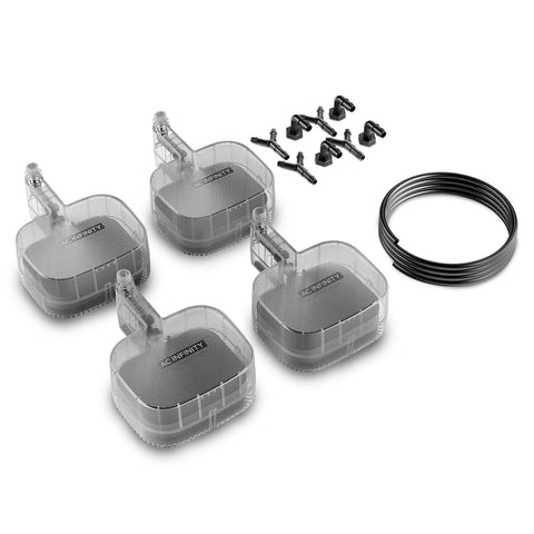AC Infinity Auto-Fill upgrade valve kit connects self-watering bases for scalable hydroponics.